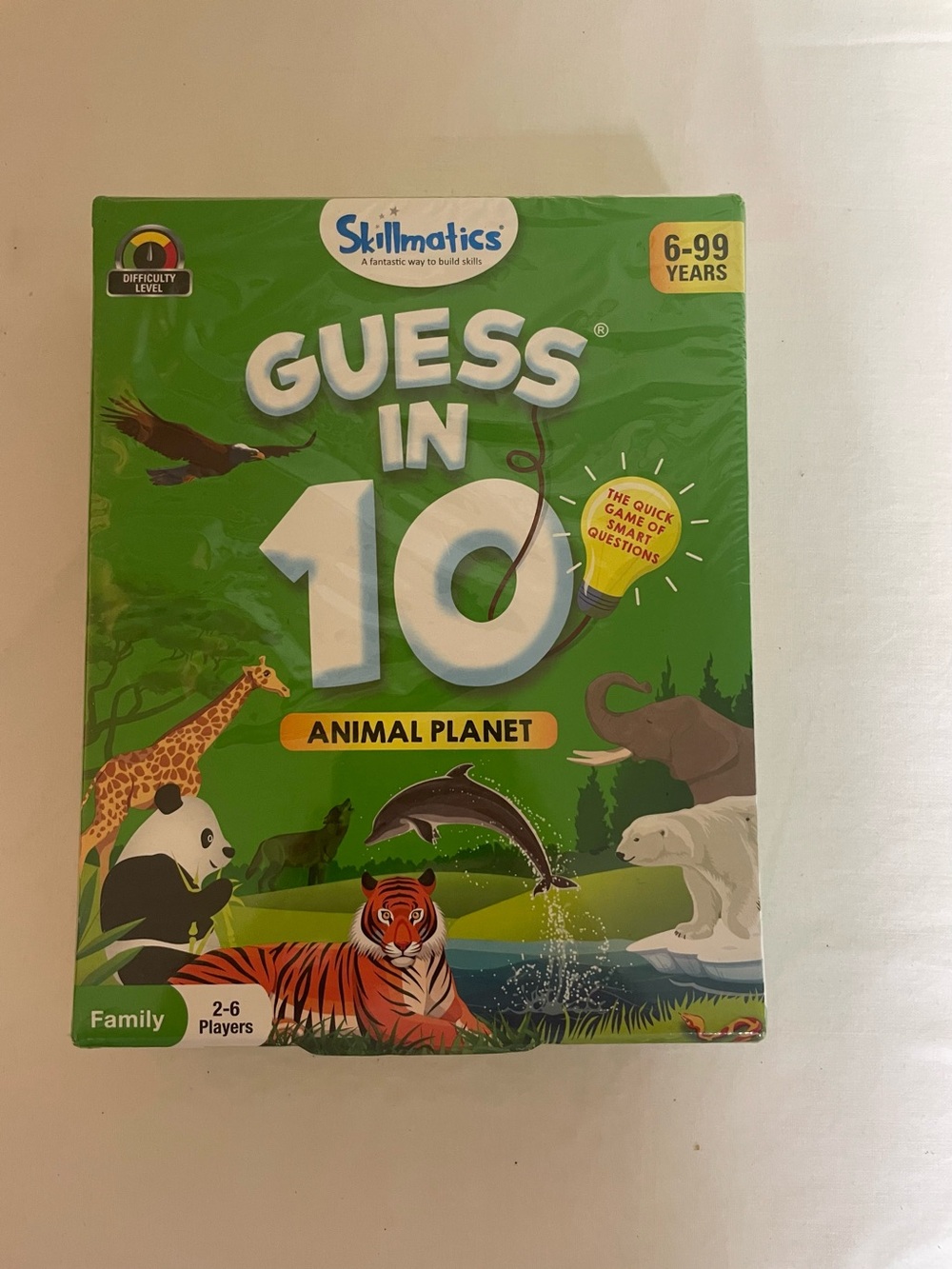 Guess in 10 Animal Planet - Kids Green Educational Game